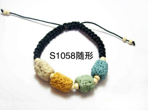 造型火山石手飾品 火山石飾品 天然火山石 廣告促銷贈品 火山岩手環